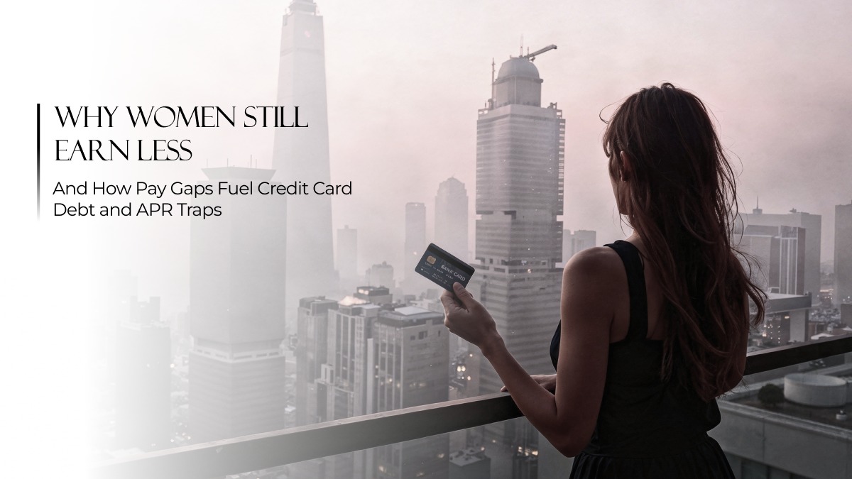 How persistent pay gaps contribute to credit card debt and financial challenges for women